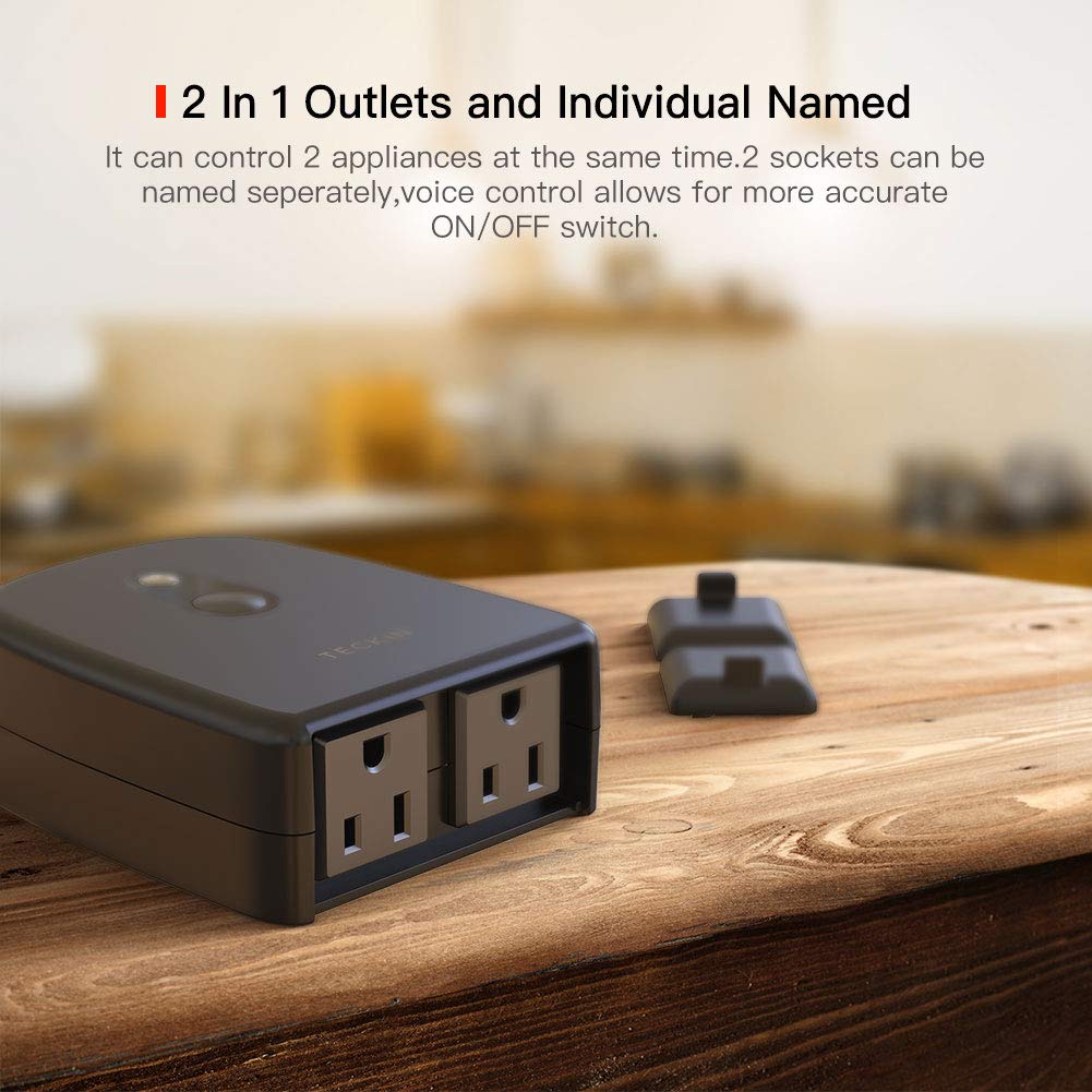 Wireless Remote Control Outlet, Plug-in Remote Light Switch Outdoor  Waterproof