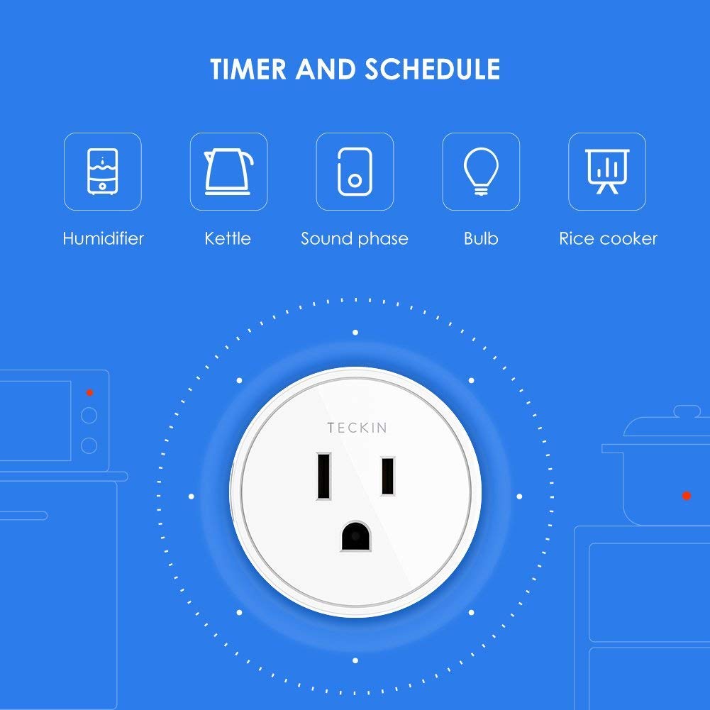 WHOLESALE Teckin SP10 WiFi Smart Plug with Timer Function