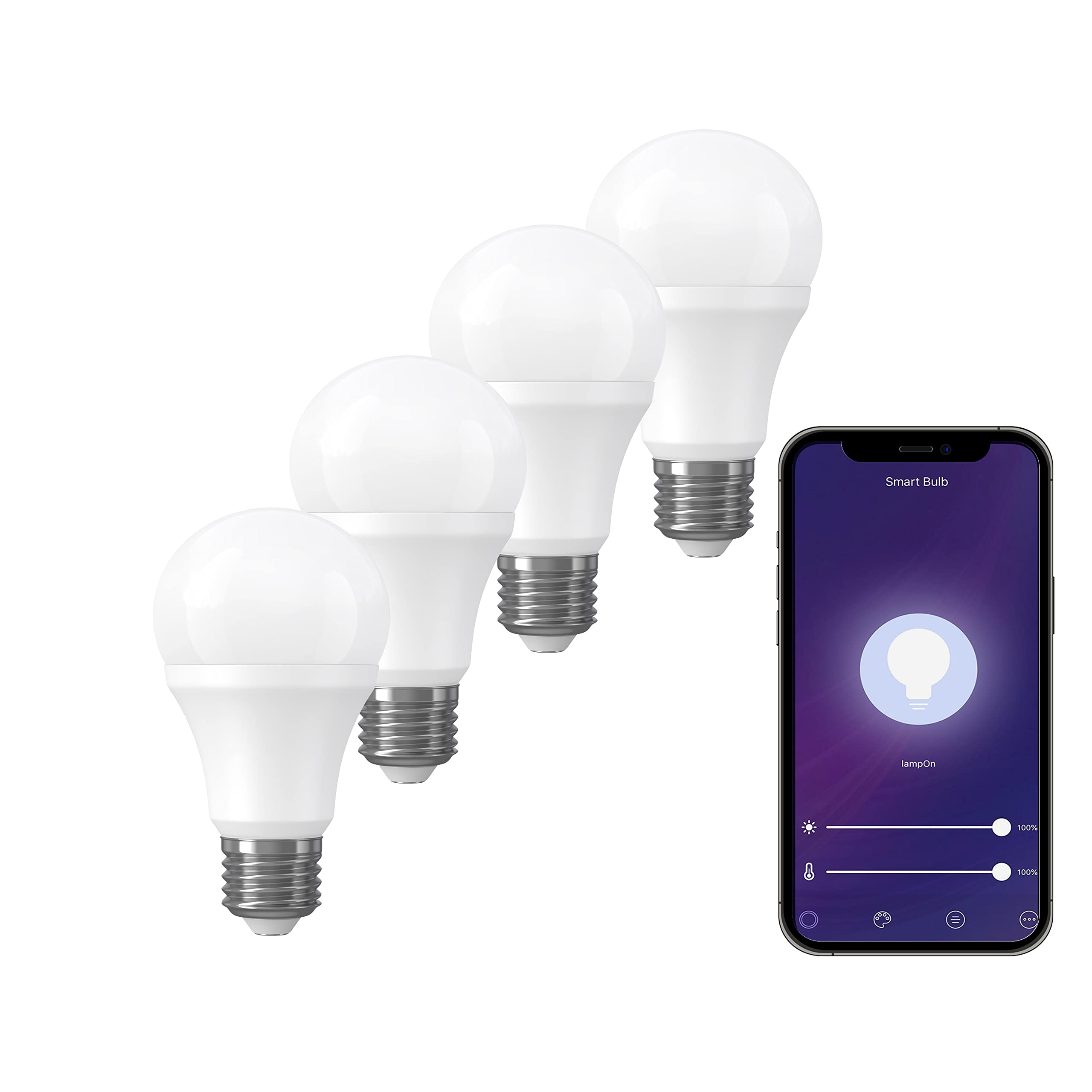 Teckin SB30 Smart Light Bulbs, E26 A19 Multicolor WiFi RGB Color Changing Light Bulbs