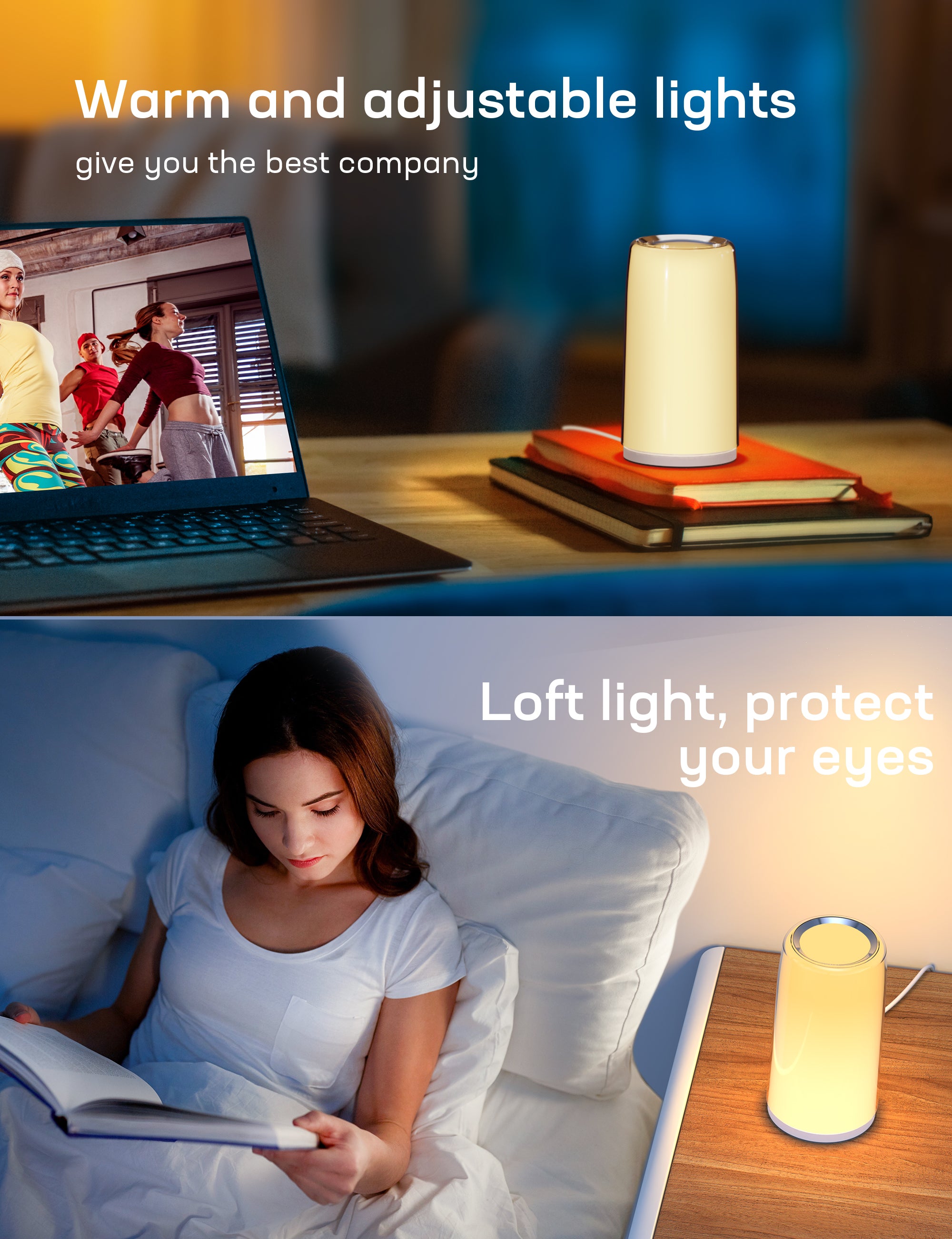 Teckin DL31 Bedside Lamp LED Table Lamp