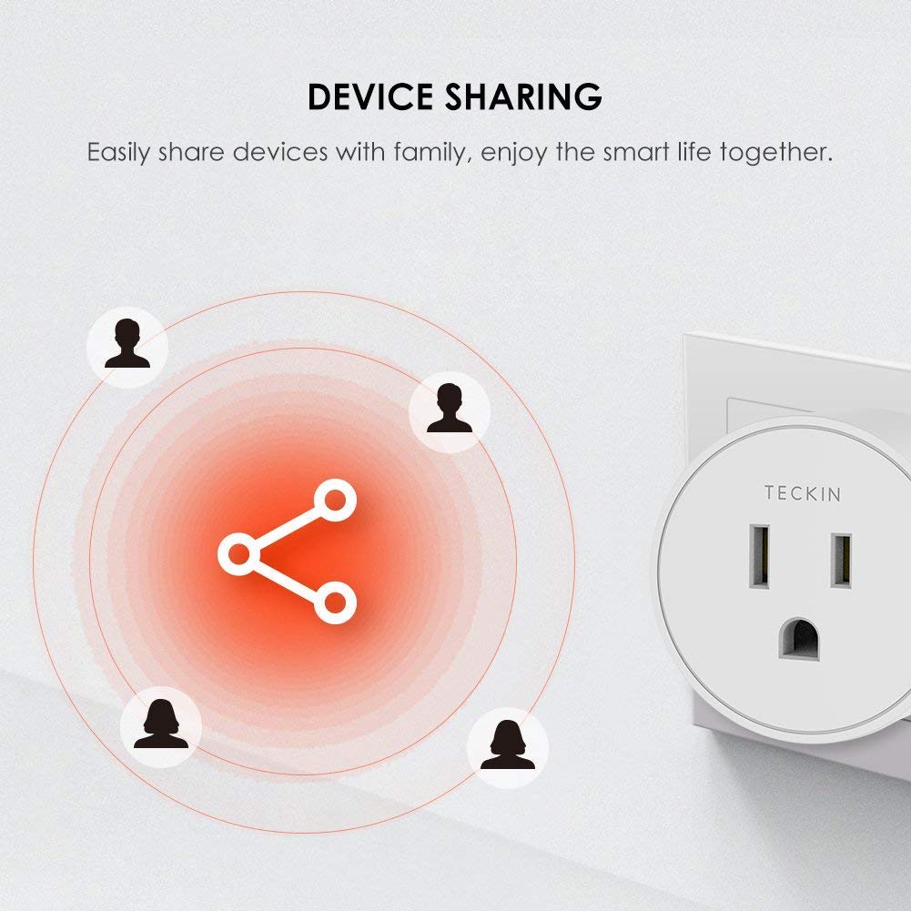Teckin SP10 WiFi Smart Plug with Timer Function (New and old versions are shipped randomly)