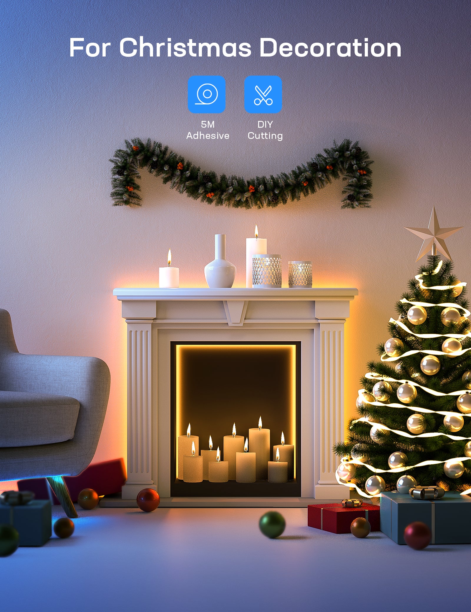 Teckin SL07A  Waterproof LED Smart Light Strip(32.8ft/10M)